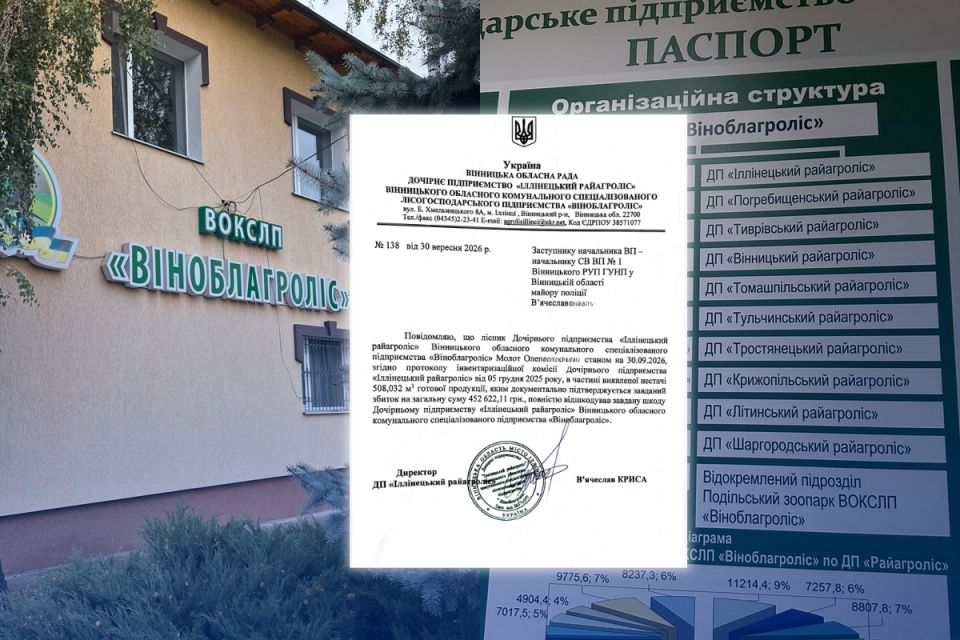 Ні деревини, ні повернутих грошей? Що сталося в «Іллінецькому райагролісі» і за що підозра керівнику