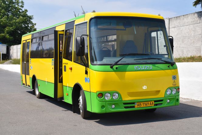 Желтый автобус богдан