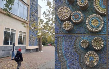 Мозаїчне панно Вінниці: на яких будівлях збереглися малюнки з кольорової смальти і їх історія