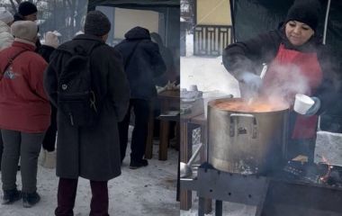 Тарілка тепла в темні часи: як волонтерка Надія Кузнєцова годує містян борщем під час блекаутів