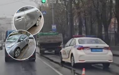 Колесо відлетіло, а винних немає: як жінка залишилася з розбитою машиною після ДТП з комунальниками