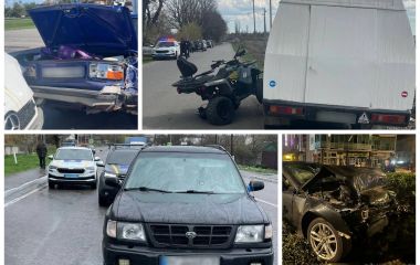 На Пирогова водій Audi після аварії втік і покинув травмованих друзів, а в області діти на квадроциклі влетіли у ГАЗ