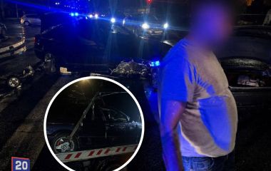 На Брацлавській BMW влетів у дорожню огорожу: водій мав ознаки сп’яніння