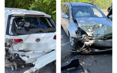 Є травмовані в аварії на трасі під Вінницею, де Opel врізався у Volkswagen