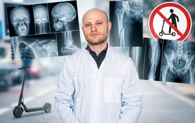 Від забоїв до крововиливу в мозок. Чим небезпечні електросамокати, пояснює лікар-травматолог