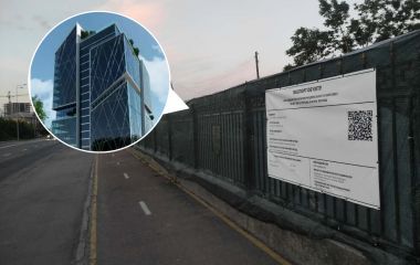 Біля Центрального парку будують висотку. Вона матиме 18 поверхів