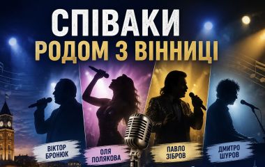 Від Полякової до Зіброва: топ-артисти, яких нам подарувала Вінниця