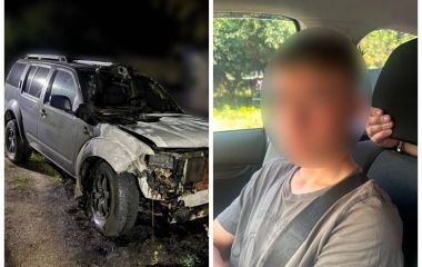 Підпалив автомобіль ЗСУ та зняв це на відео. На Вінниччині затримали неповнолітнього агента рф