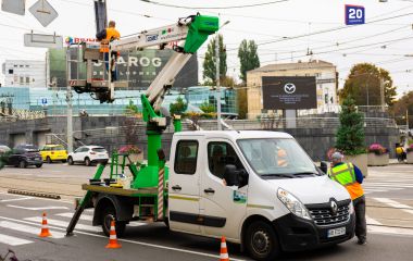 На трьох ділянках Вінниці встановили адаптивні світлофори