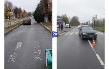 У Погребищі водій Kia збив жінку заднім ходом, а в Козятині на «зебрі» Subaru — підлітка