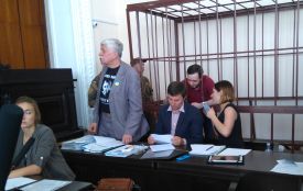 Судді слухають свідків по справі Хорта. Активісти ледь не зірвали засідання