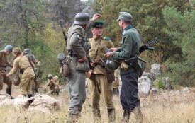 Бои на Винниччине 1943 года воссоздали на «Вервольфе» (РЕПОРТАЖ)
