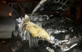Поліція шукає, хто підпалив «Ford» Уманця. В мережі пишуть, кого підозрюють