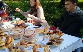 Шашлики, смажена качка та рибна юшка на   благодійному ярмарку на користь атовців