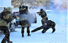 На Ботанічній звільняли заручників: проходили навчання для силовиків
