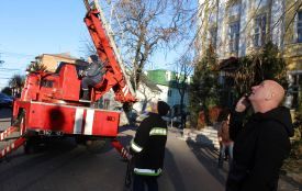 На вежі Артинова замінили прожектори. Потужність менша – освітлення більше