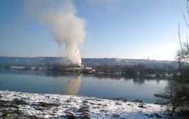 На Ямпільщині горів митний пункт на кордоні з Молдовою