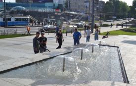 Ще один фонтан з'явився у Вінниці біля центрального парку