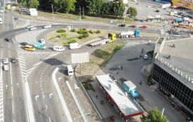 У ремонт перехрестя біля Західного автовокзалу вклали 1,3 мільйона гривень