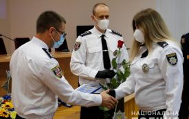 З нагоди Дня Національної поліції відзначили 136 правоохоронців