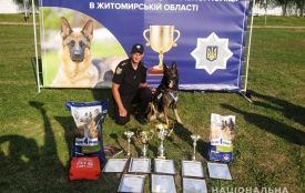 Другі серед 25-ти команд: вінницький кінолог та його пес Ден не пасуть задніх