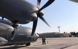 У Вінницькому аеропорту урочисто проводжали НАТОвських військових