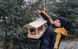 Їдальні для птахів: вінницькі школярі виготовили кілька тисяч годівничок для пернатих
