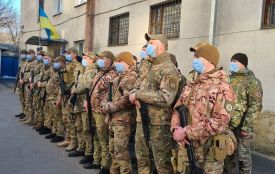 Зведений загін поліцейських Вінниччини вирушив у відрядження в зону ООС