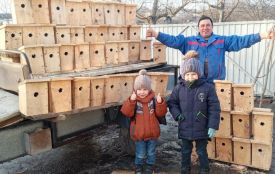 «Мені ліс віддячить». Зробив 400 шпаківень  для птахів і не взяв за це жодної гривні