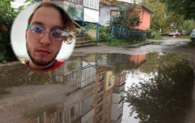 «Смішки смішками, але асфальту немає». Калинівчанин зробив місцеву калюжу зіркою Інстаграму