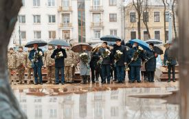 На Майдані Небесної Сотні вшанували патріотів. ФОТОРЕПОРТАЖ