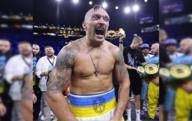 Вінничани вітають Олександра Усика з перемогою. Відео бою з Джошуа