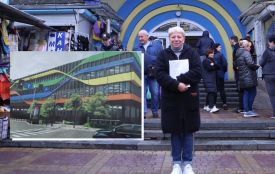 «Базар зникне, люди втратять роботу». Підприємці проти будівництва ТЦ перед Центральним ринком