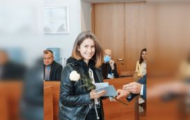 У Вінниці привітали родини, в яких на День міста народились діти