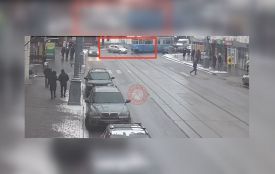 Небезпечний маневр на Соборній призвів до аварії. Відео моменту ДТП