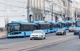У Вінниці десять польських тролейбусів Solaris Trollino виїхали на маршрути