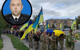 Попрощалися з полковником, який загинув у квітні 2022 року в Маріуполі