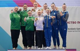 Вінницькі акробатки вибороли призові місця на чемпіонаті Європи в Болгарії