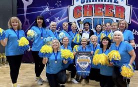 Вінницькі чирлідерки з команди «Golden age 60+» вибороли «золото» на змаганнях за Кубок України