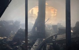 У Іллінцях через коротке замикання електромережі горів будинок