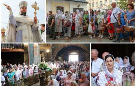 Фоторепортаж зі святкування Преображення Господнього у Вінницькому кафедральному соборі
