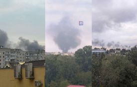 Масштабна пожежа на Хуторі Шевченка: горіли склади лакофарбових виробів