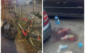 Калюжа крові на асфальті: у Вінниці легковик збив велосипедиста