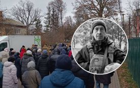 Діти, дорослі, вся громада: як Агрономічне провело в останню путь Захисника Сергія Постового