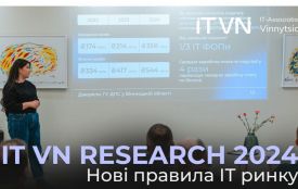 Скільки ФОПів у вінницькому ІТ, який попит та де вчаться фахівці? Результати IT VN Research 2024
