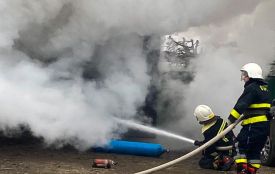 Пожежа в Іллінцях: 32-річний чоловік отримав опіки, намагаючись загасити вогонь