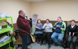 Вінничанам з особливими потребами у «Паростку» влаштували «Зимову казку»