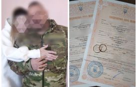 Кохання за ґратами: вінничанка вийшла заміж у виправній колонії за військового ЗСУ