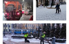 У Вінниці понад 40 одиниць спецтехніки розчищали місто від снігу