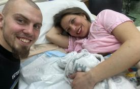 У вінницького ветерана Романа Кашпура народилась донечка